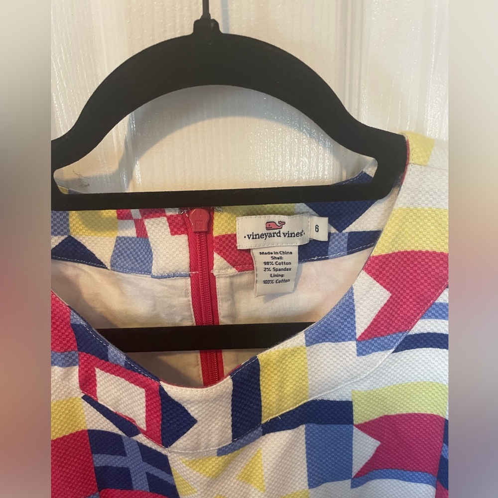 Vineyard vines VINTAGE nautical flag dress. Super cute! - Picture 2 of 5